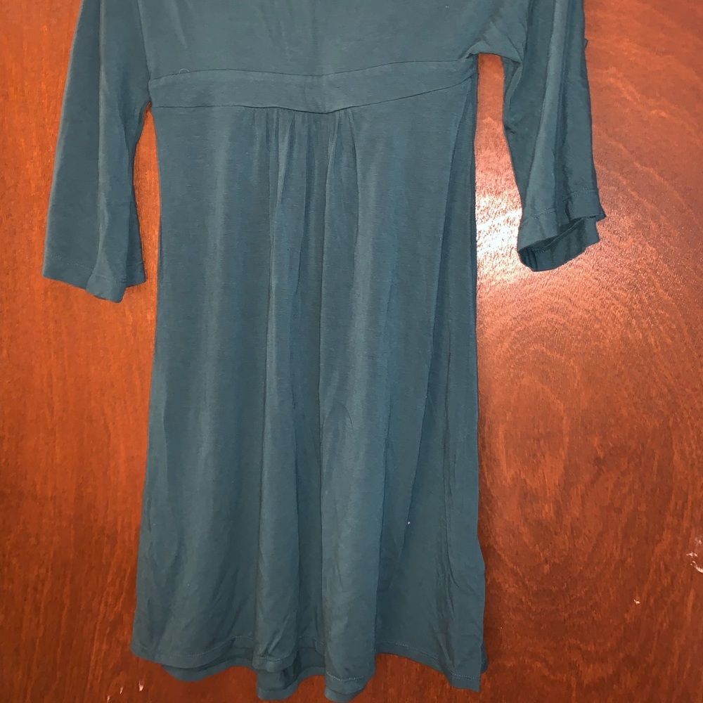 BCBG Maxazria teal tunic